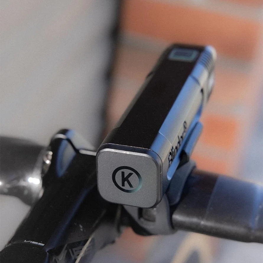 Kit eclairage velo Knog Blinder Pro 1000 avant et Rear Square arriere avec leds haute performance et batterie rechargeable