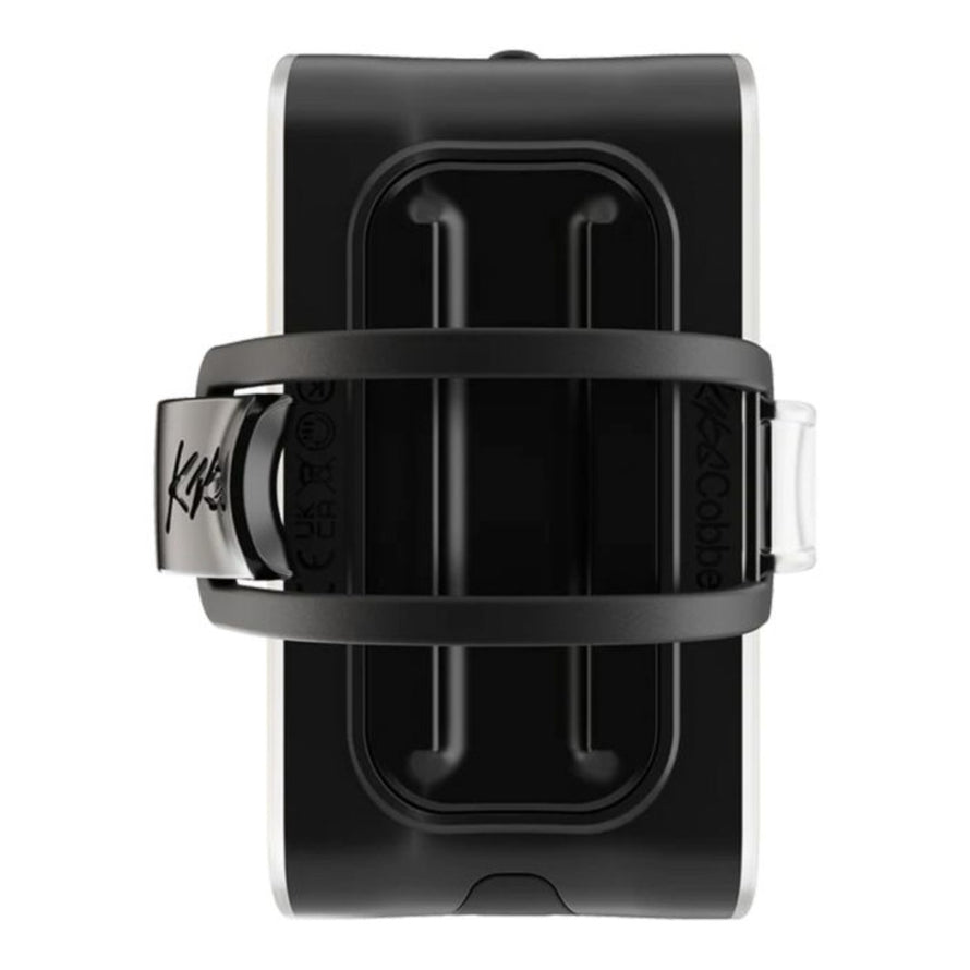 Lampe avant Knog Cobber Reflex LED compacte pour vélo, offrant une visibilité claire et une sécurité renforcée en conditions nocturnes
