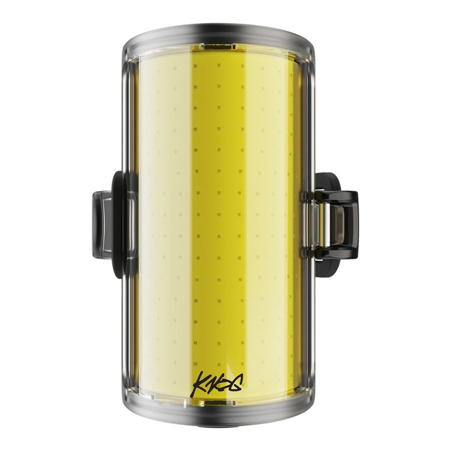 Lampe avant Knog Cobber Reflex LED jaune pour visibilité et sécurité renforcées lors de vos balades à vélo
