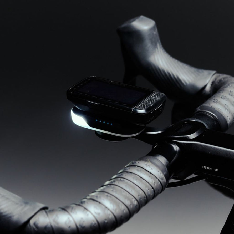 mountainbike lampe Vorderlicht für Fahrräder zum Einstecken unter den GPS-Computer BBB Cycling Slice 300