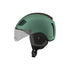 Casque velo urbain Lazer Nova KinetiCore LED Winterkit vert avec visiere et systeme LED pour securite urbaine