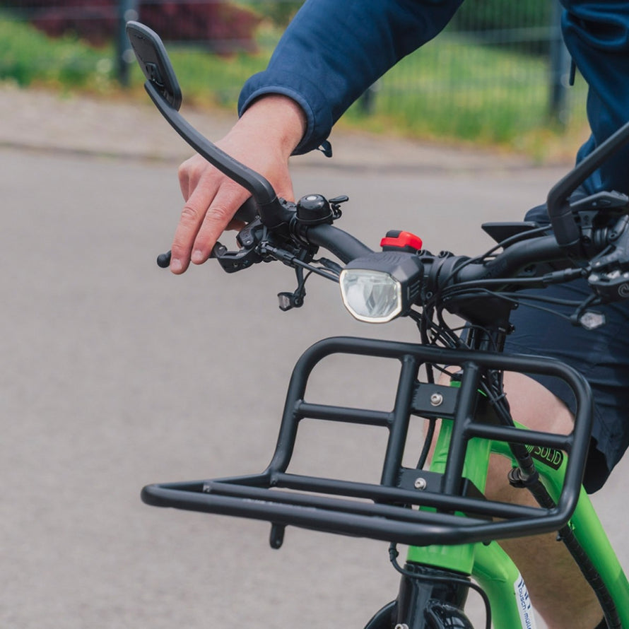 Eclairage LED avant vélo électrique Busch and Muller Briq-M E Highbeam pour une visibilité optimale et sécurité renforcée