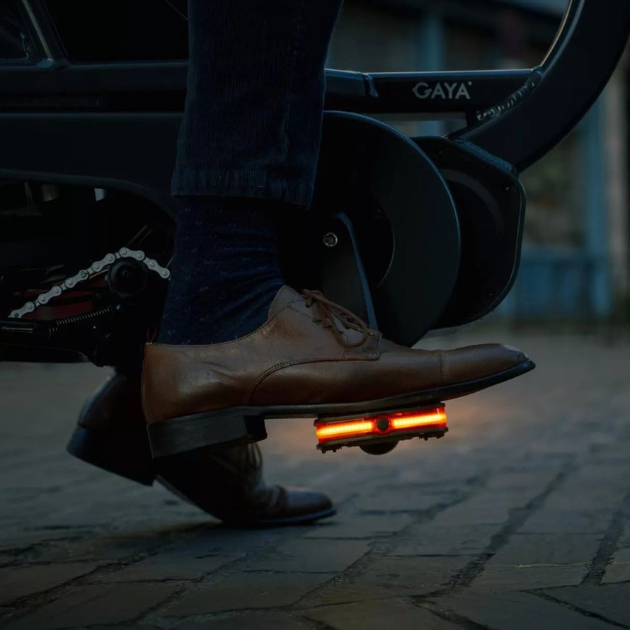 Pedales velo Look Geo CityVision avec eclairage 360 degres pour meilleure securite en ville