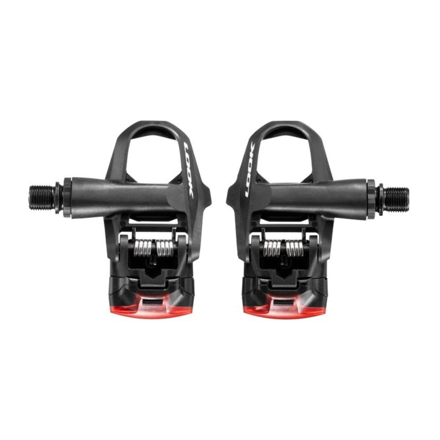 Pédales automatiques Look Keo 2 Max Vision avec éclairage LED arrière pour une sécurité optimale en conditions de faible luminosité