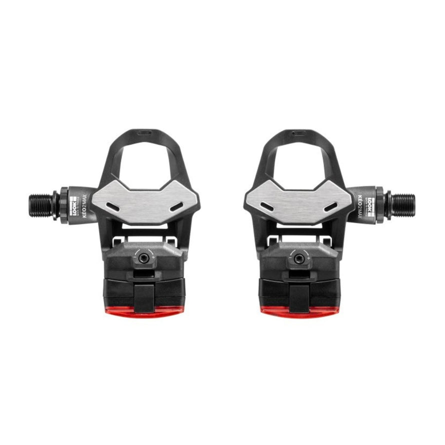 Pédales automatiques Look Keo 2 Max Vision avec LED intégrée pour sécurité et performance en cyclisme
