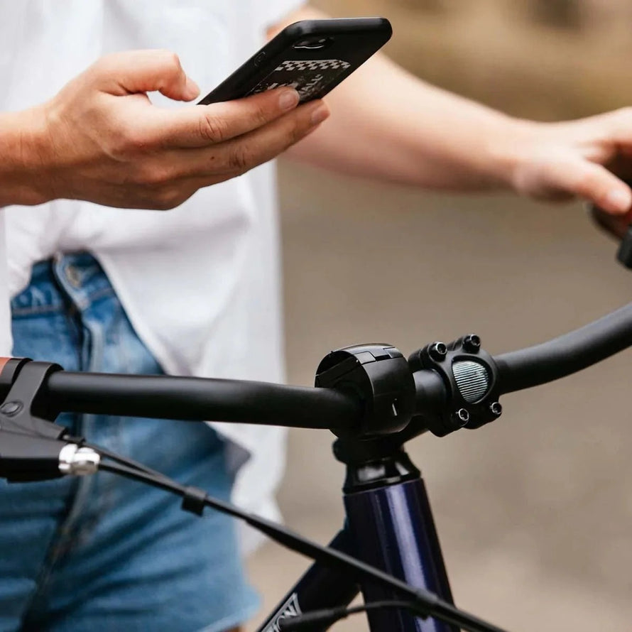 Support téléphone vélo Look Loop Mount universel avec rotation 360 degrés pour fixation guidon pratique