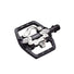Pedales semi-automatiques Look X-Venture+ noires offrant une excellente adhesion et controle pour VTT