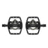 Pédales semi-automatiques Look X-Venture+ noires pour VTT, robustes et offrant un excellent maintien