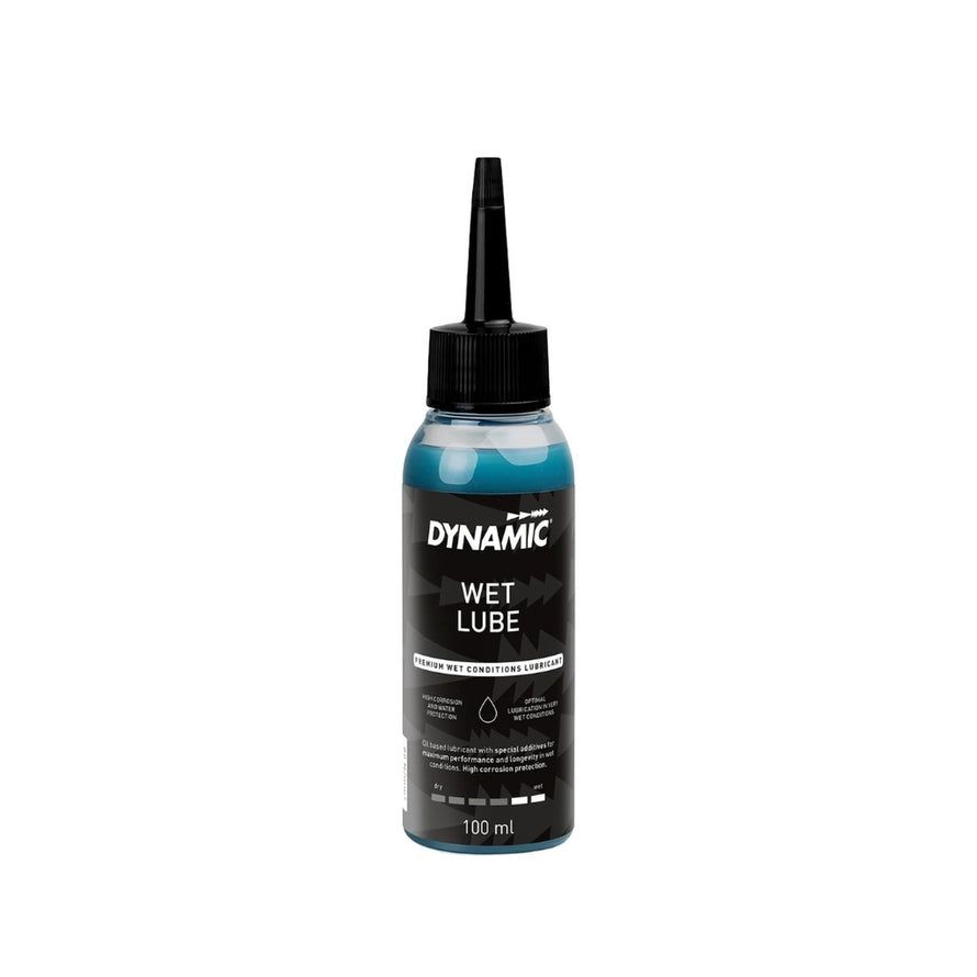 Lubrifiant vélo Dynamic Wet Lube pour chaîne, haute protection et performance en conditions humides