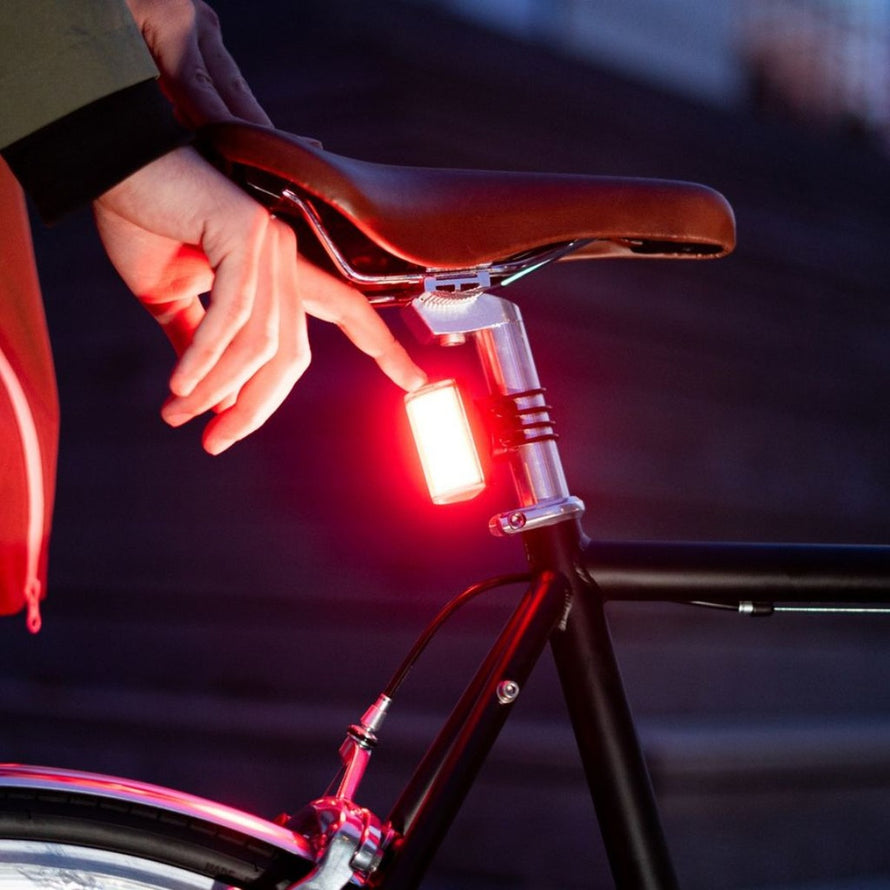 Lumières Shapeheart Pano magnétiques avant et arrière pour vélo, LED haute visibilité et montage facile