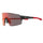 Lunettes de soleil Ma Lunette Alps avec verres rouges et branches noires pour cyclisme performant