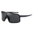 Lunettes de soleil Ma Lunette Meije noir tachete avec verres larges pour protection optimale en cyclisme