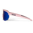 Lunettes de velo 2256 Naos Helbo Photochromic avec monture rose et verres photochromiques bleus adaptatifs
