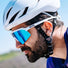 Lunettes vélo ouvertes Helbo Regular Naos 2256 avec verre bleu vif pour une protection et confort en cyclisme