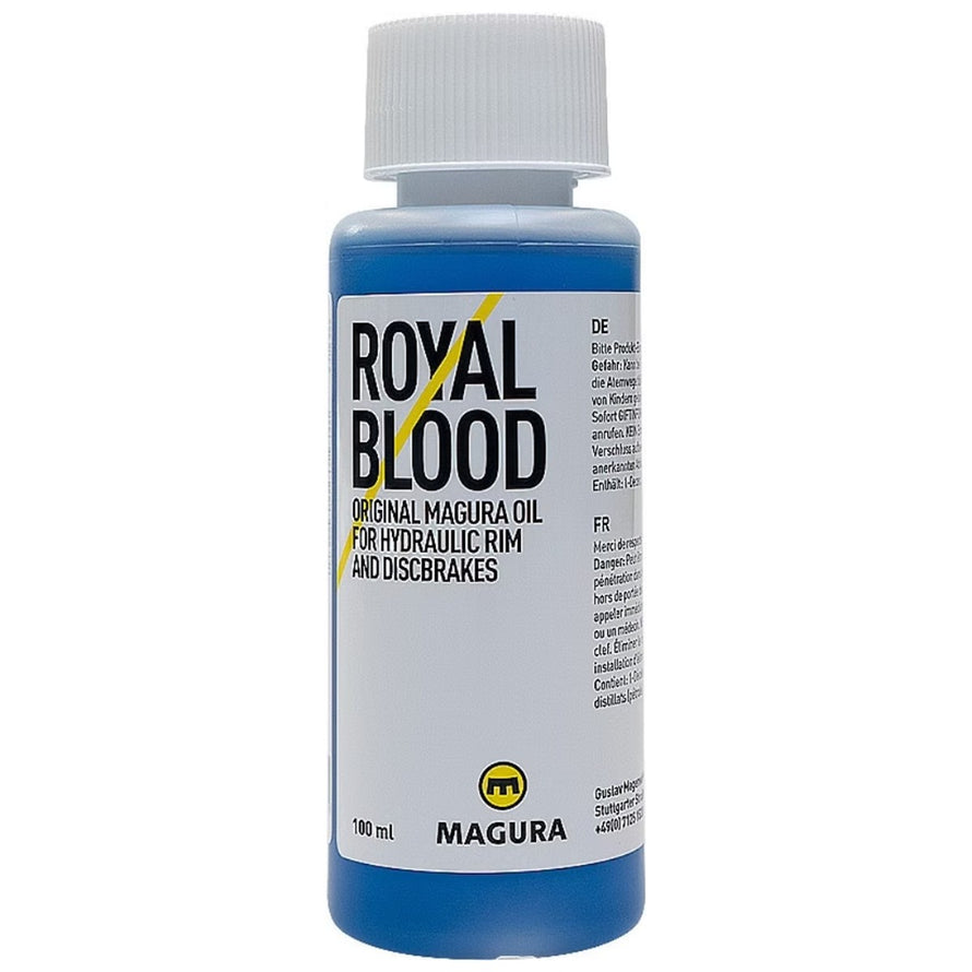 Bouteille de liquide de frein minéral Royal Blood 100 ml de la marque Magura pour freins hydrauliques vélo