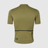 Maillot manches courtes GripGrab EXPLR Merinotech en laine merinos olive avec poches zippées pour cyclisme