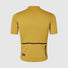 Dos du maillot manches courtes laine merinos GripGrab EXPLR Merinotech moutarde avec poches pratiques
