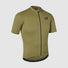 Maillot manches courtes GripGrab EXPLR Merinotech en laine mérinos couleur olive pour cyclisme confort et respirant
