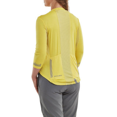 Maillot de vélo Altura femmes à manches 3/4 All Roads jaune - #3