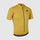 Maillot manches courtes laine merinos GripGrab EXPLR Merinotech jaune pour cyclisme confort et performance