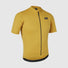 Maillot manches courtes laine merinos GripGrab EXPLR Merinotech jaune pour cyclisme confort et performance