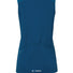 Maillot sans manches femme Vaude Matera FZ bleu avec poches arrière, respirant et confortable pour cyclisme estival