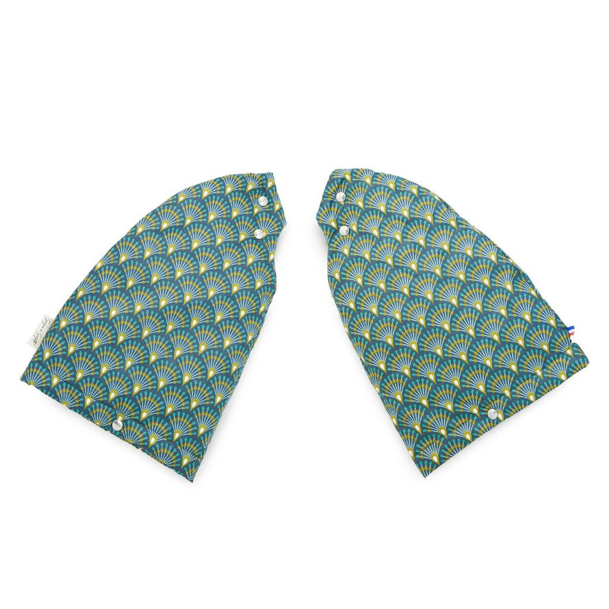 Manchons vélo Suzon et Suzette motif ethnique pour une touche stylée et colorée