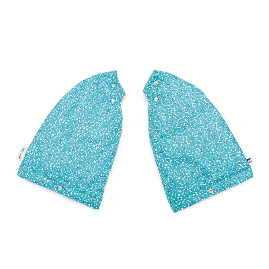 Manchons vélo Suzon et Suzette motif Liberty fleuri pour un look vintage et féminin