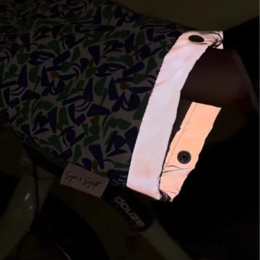 Manchons vélo Suzon Suzette réfléchissant pour guidon courbé de nuit