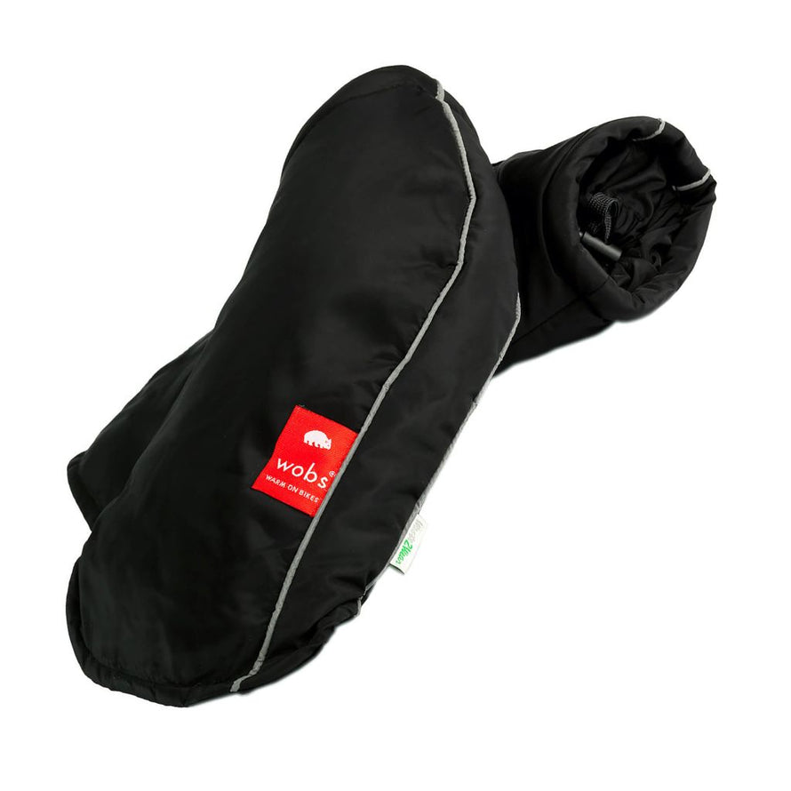 Manchons hiver pour vélo Wobs noir