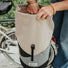 Sacoche Meromero Annecy Pocket 15L, sac à dos convertible, pratique et stylée pour cyclistes urbains