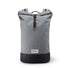 Sac a dos roll-top MeroMero Squamish V3 gris fonce avec base noire, parfait pour trajets urbains a velo