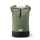Sac a dos roll-top MeroMero Squamish V3 kaki avec base noire, ideal pour cyclistes urbains et trajets quotidiens