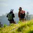 Sac à dos roll-top Meromero Squamish V3 rose et noir, parfait pour randonnées et sorties à vélo