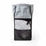 Sac a dos imperméable roll-top MeroMero Wanaka bleu et noir, parfait pour les trajets urbains à vélo