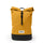 Sac a dos imperméable roll-top MeroMero Wanaka jaune et noir, design urbain pour cyclistes modernes