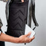 Sac a dos roll-top imperméable MeroMero Wanaka noir avec poches séparées pour cyclistes urbains