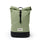 Sac a dos imperméable roll-top MeroMero Wanaka vert kaki et noir, idéal pour cyclistes urbains