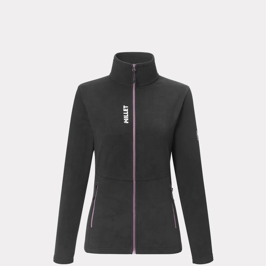 Veste polaire Seneca Micro JKT femme Millet noire, idéale pour randonnée et activités outdoor en conditions fraîches