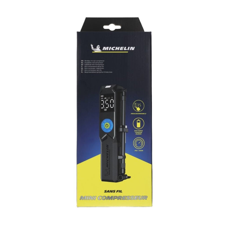 Mini compresseur électrique rechargeable pour gonfler les pneus vélo, moto et voiture sans fil Michelin