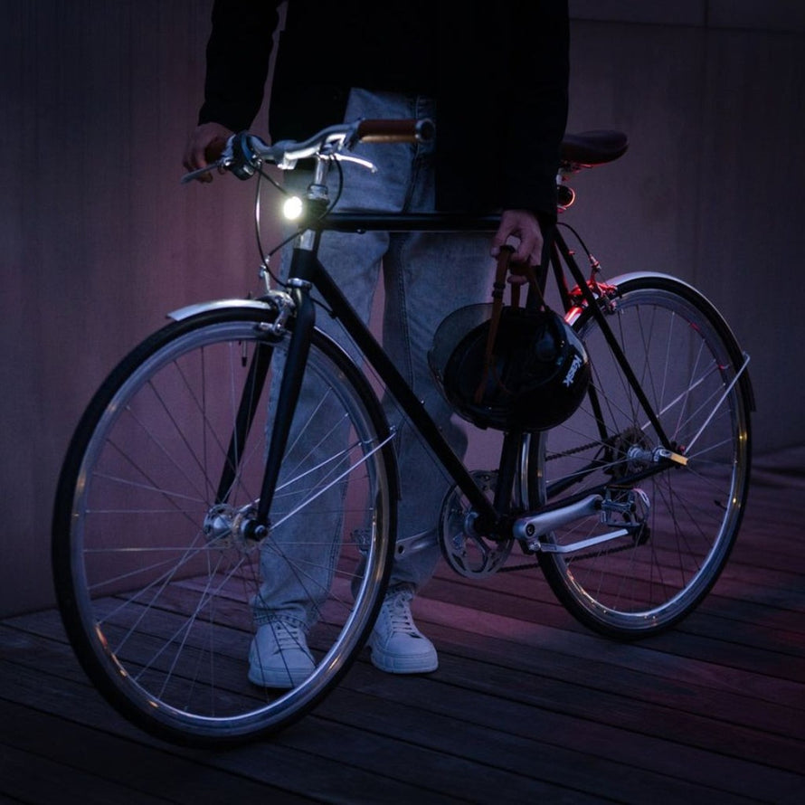 Mini lumieres magnetiques Shapeheart avant et arriere pour velo, compactes et puissantes, garantissent securite optimale