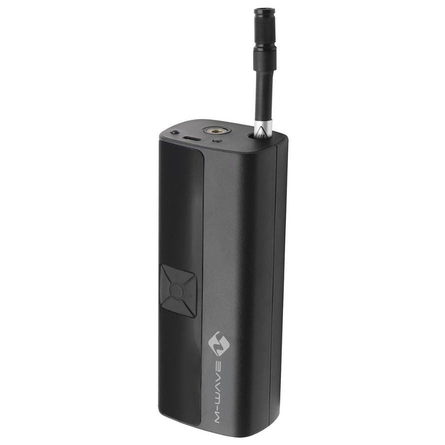Mini-pompe électrique M-Wave avec tuyau de gonflage et adaptateurs, idéale pour le gonflage des pneus vélo