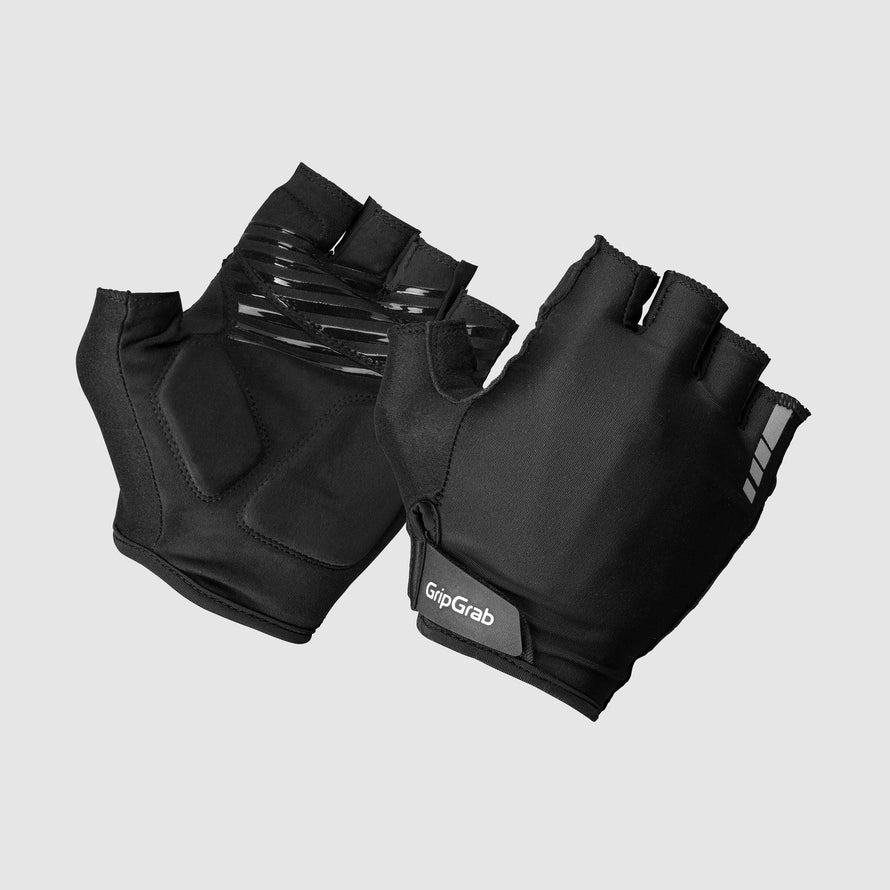Guantes de ciclismo ligeros negros Gripgrab Progel con gel