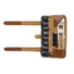 Multi-outils The Nutter cuir marron Full Windsor, kit compact pour reparation velo en cuir robuste et design