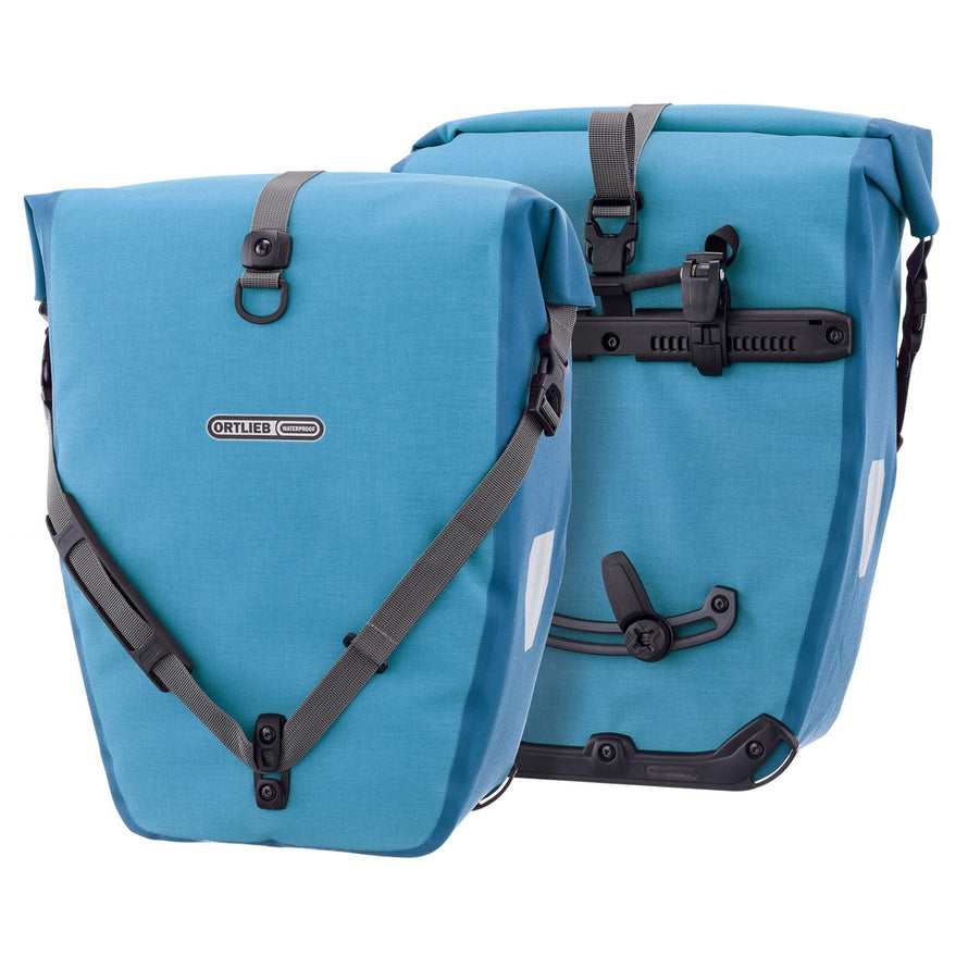 Sacoches arriere Ortlieb Back Roller Plus CR 2 x 20L bleu ciel etanche et robuste pour velo