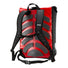 Sac à dos vélo étanche rouge Messenger Bag Ortlieb avec bretelles rembourrées pour confort optimal