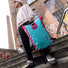 Sac a dos velo etanche Ortlieb Velocity Lite 23L en rose et bleu, design urbain et resistant pour cyclistes