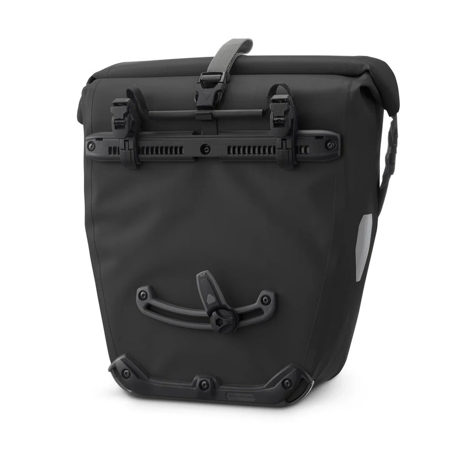Sacoche arriere Ortlieb Back-Roller Zip-Pocket 20 L noire avec fixation robuste et etanche pour cyclotourisme