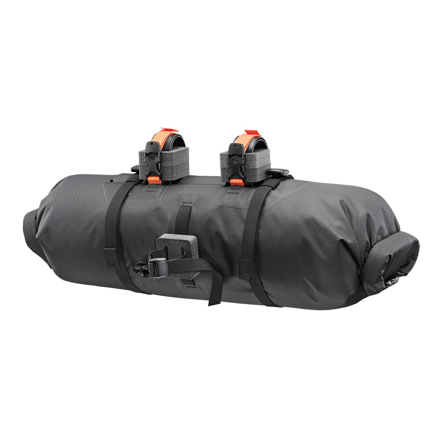 Sacoche de guidon Ortlieb Handlebar Pack 9-15L noire, étanche et compacte idéale pour le bikepacking aventure