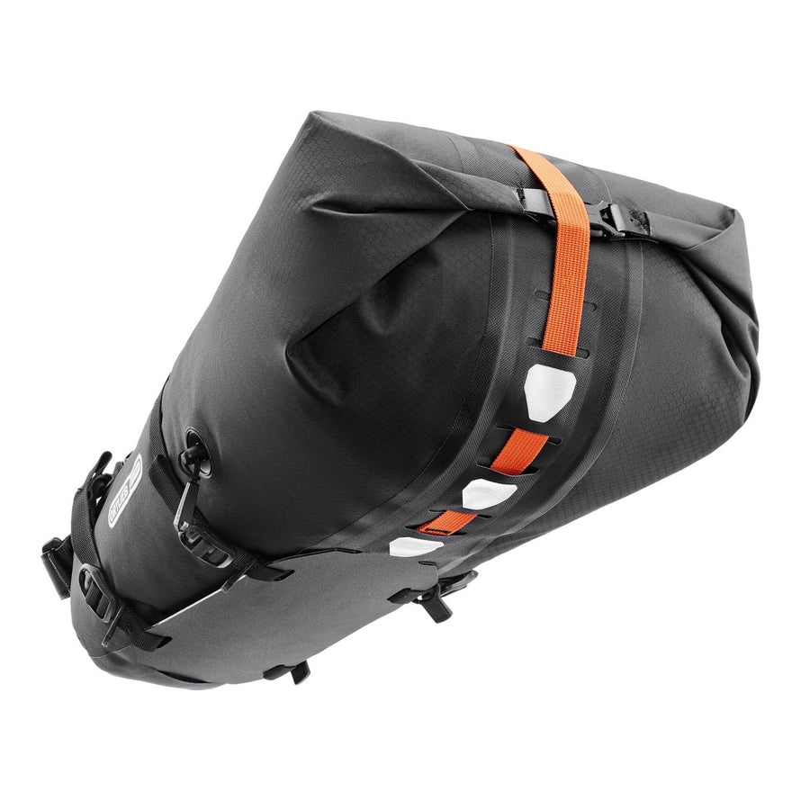 Sacoche de selle Ortlieb Seat-Lock 13 L noire avec fixation rapide et résistance à l'eau pour vélo